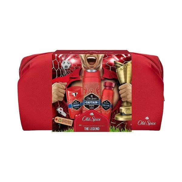 Old Spice Captain Footballer Wash Bag Set