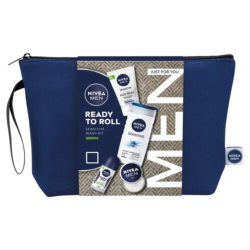 Nivea Men Ready To Roll Sensitive Wash Kit